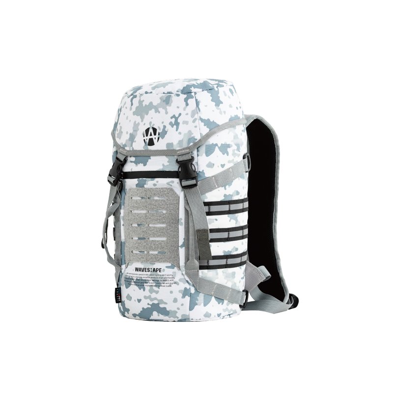 WAVES APE 浪猿 Aventra 漫游者防水后背包 雪地迷彩 15L - 后背包/双肩包 - 聚酯纤维 