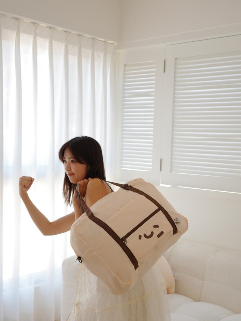 咻熊家 泥大脸旅行收纳袋 - 化妆包/杂物包 - 聚酯纤维 