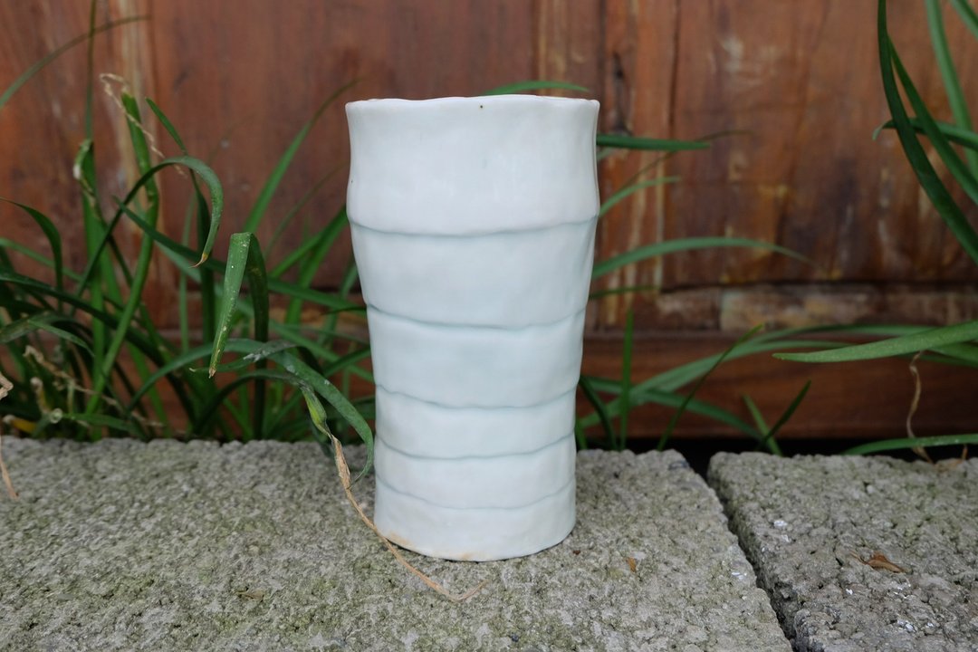手工白瓷水杯 容器 - 其他杯子 - 瓷 白色