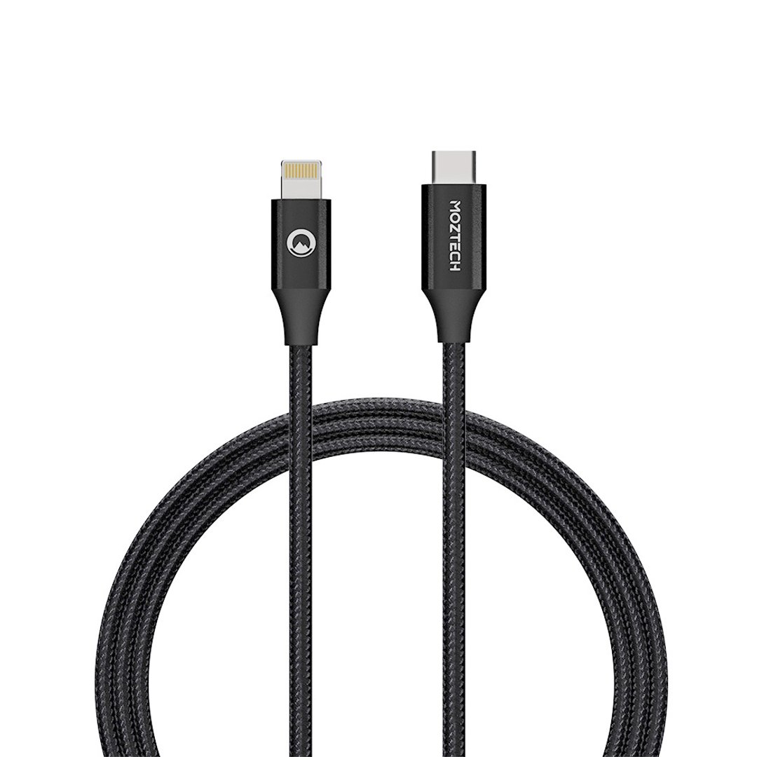 MOZTECH | USB-C to Lightning 编织传输充电线 苹果MFi认证 - 手机配件 - 其他材质 