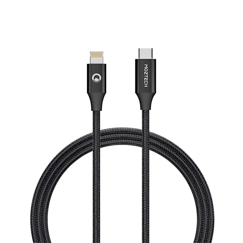 MOZTECH | USB-C to Lightning 编织传输充电线 苹果MFi认证 - 手机配件 - 其他材质 
