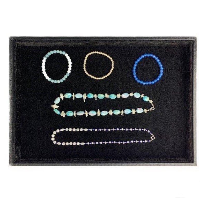 Tray Leather Accessory Case - 收纳用品 - 棉．麻 黑色