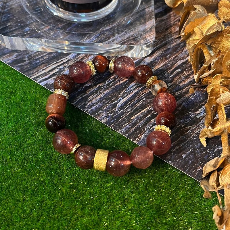 定制化水晶矿石手链  爱与财富一起来的磁场启动仪式水晶手链 - 手链/手环 - 水晶 