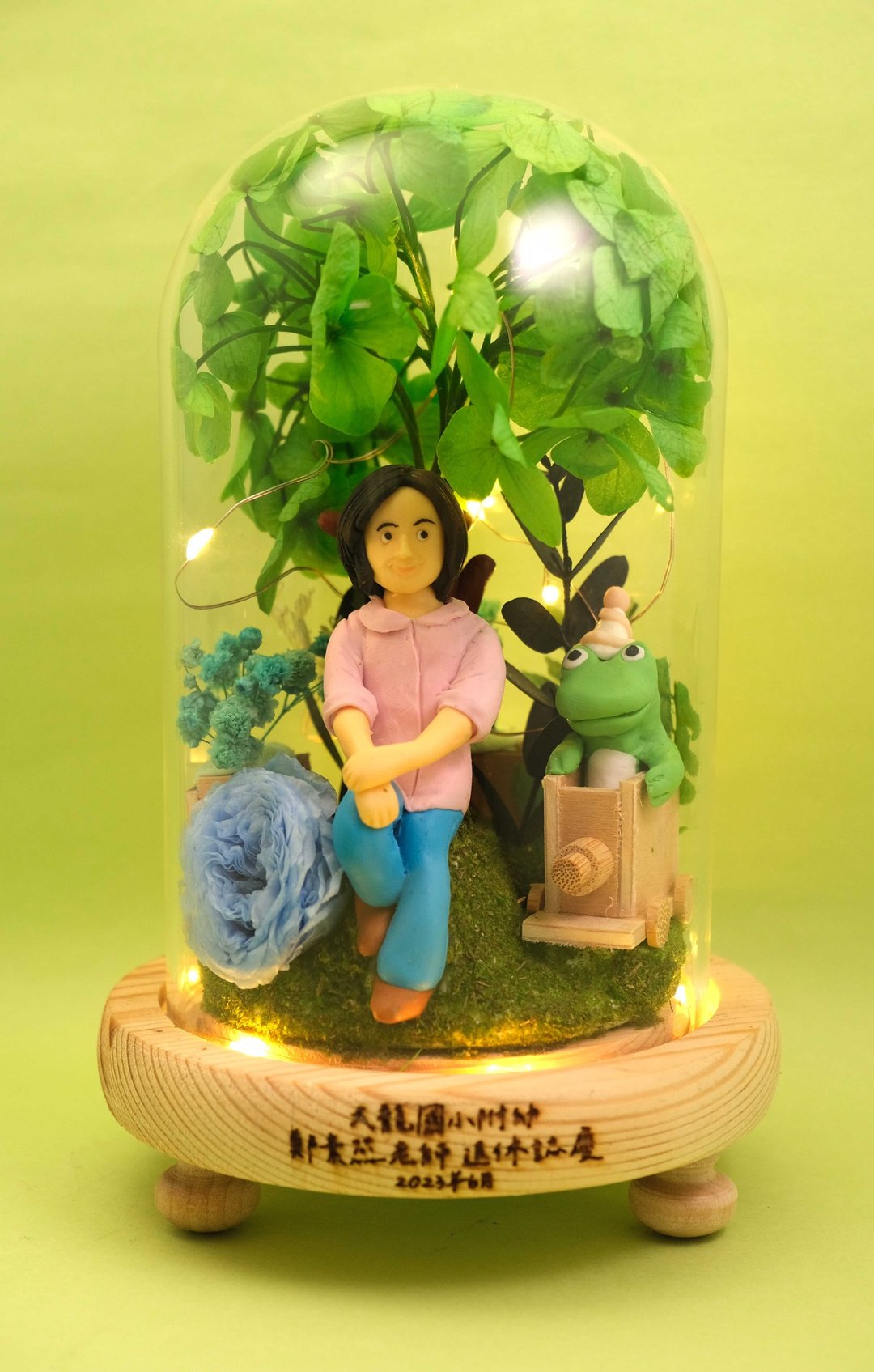 荣休记念小礼品,适合各行各业,可定制名字.提供相片定制人物造型 - 摆饰 - 粘土 