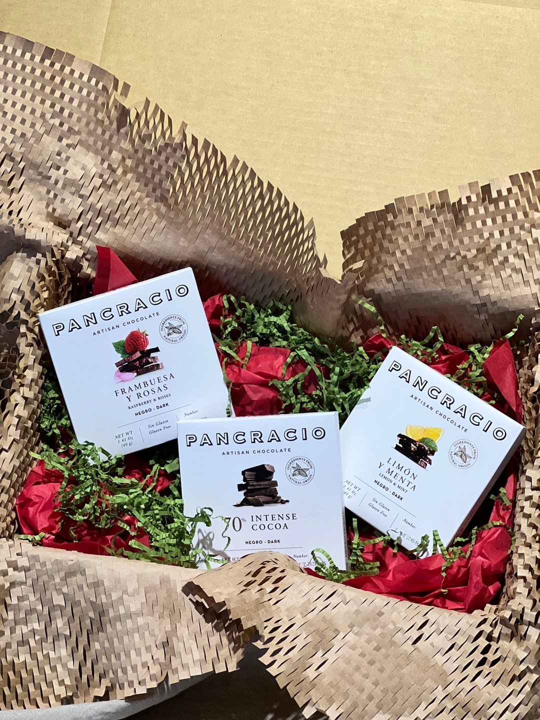 PANCRACIO 覆盆子玫瑰 黑巧克力 MINI BAR - 40g - 巧克力 - 新鲜食材 