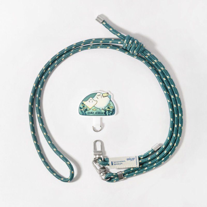 动物出游去手机挂绳夹片组 / 魟鱼 - 手机配件 - 其他材质 多色