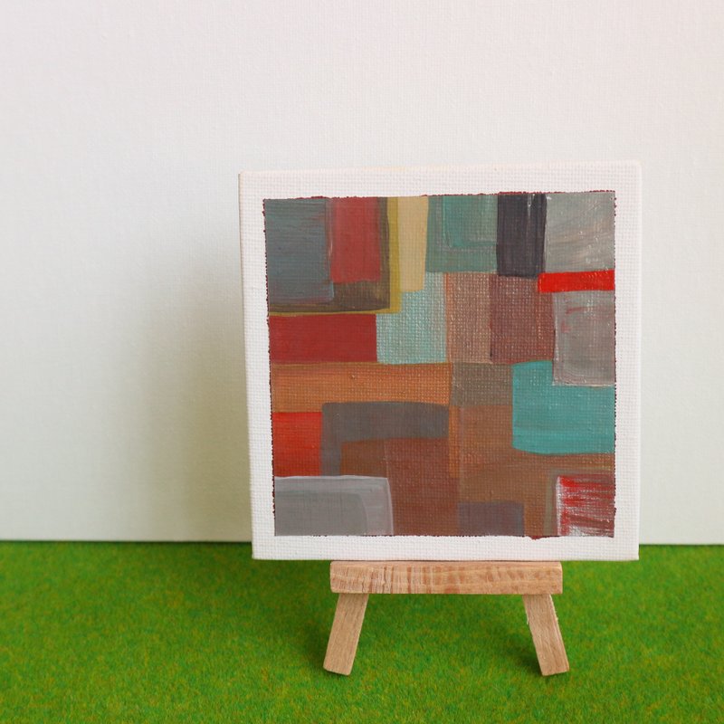 【画话‧河童画】迷你压克力 编号NO.2 - 画框/相框 - 颜料 多色