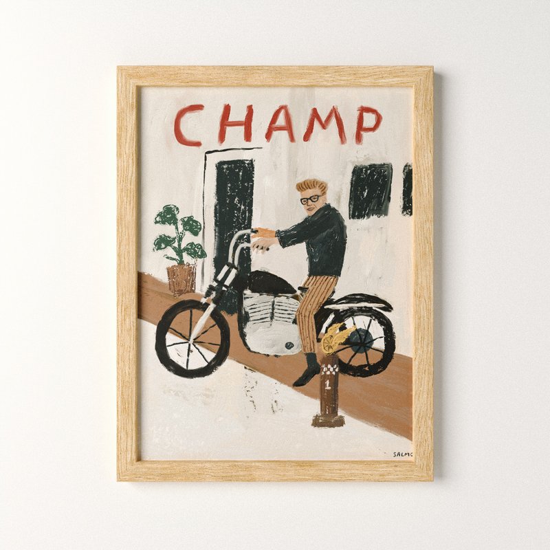 Champ 冠军 - 印刷画/海报 - 海报/装饰画/版画 - 纸 白色