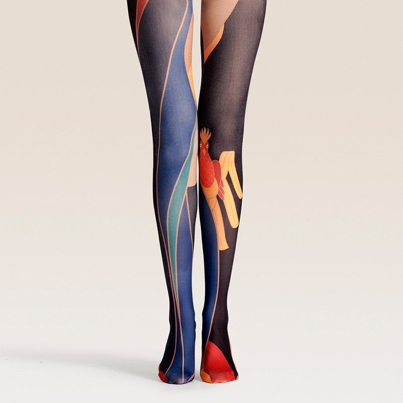 viken plan 設計師品牌 連褲襪 棉襪 創意絲襪 圖案絲襪 圣伝 - 袜子 - 棉．麻 