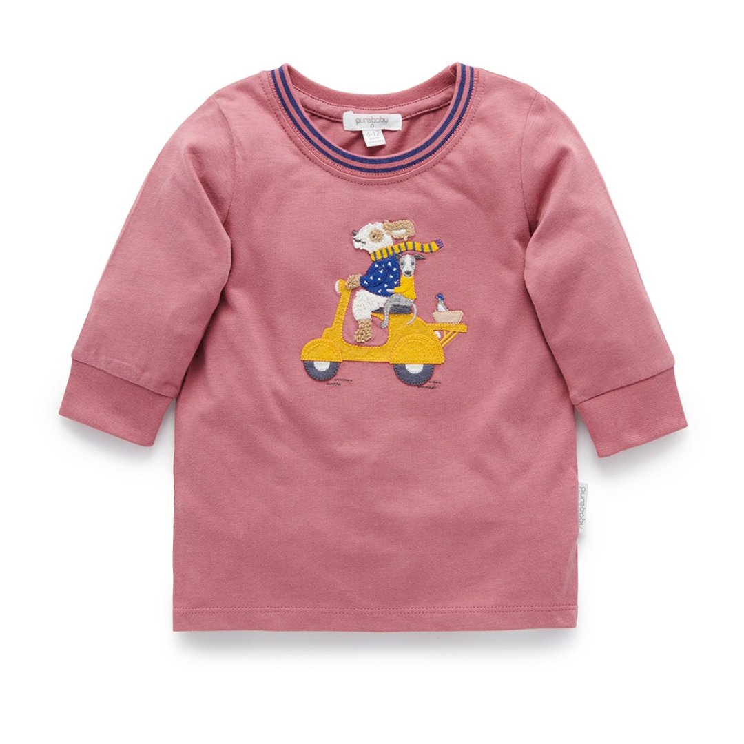 澳洲Purebaby有机棉婴童长袖上衣-12M~3T - 童装上衣 - 棉 