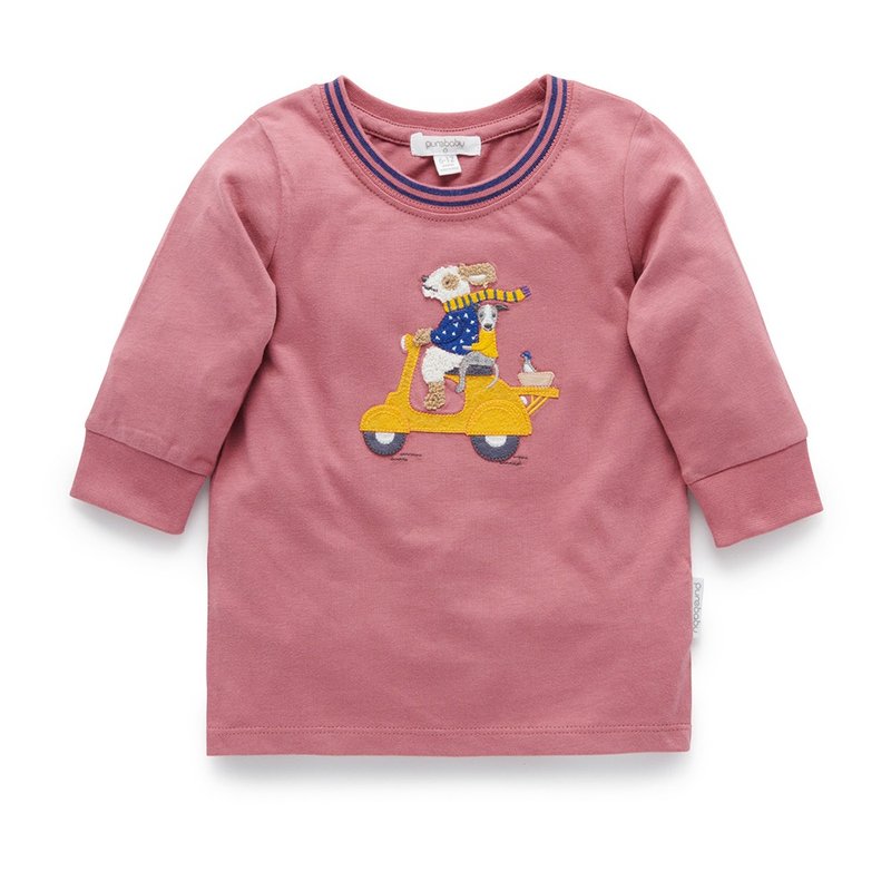 澳洲Purebaby有机棉婴童长袖上衣-12M~3T - 童装上衣 - 棉 
