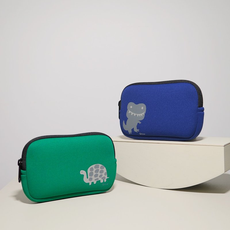 My Little Pets 系列收纳包 相机包 硬盘包 化妆包【恐龙乌龟】 - 化妆包/杂物包 - 防水材质 蓝色
