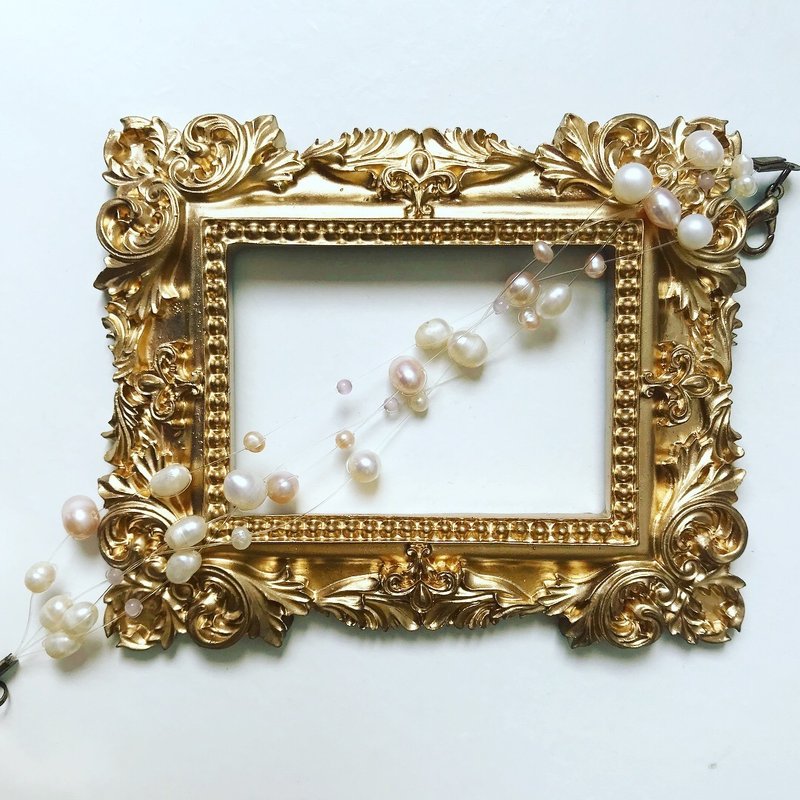 淡水珍珠隐型手链 - 手链/手环 - 珍珠 白色