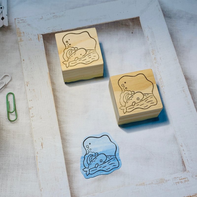 【手刻章】Ocean系列 抹香鲸 II - 印章/印台 - 其他材质 