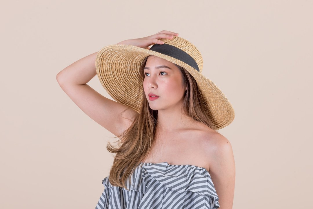 Lena Hat (black) - 帽子 - 其他材质 黑色