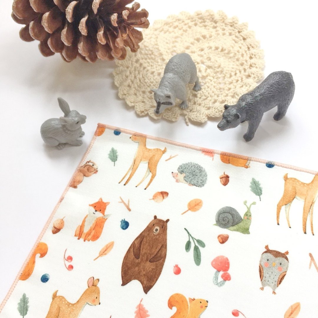 梦幻系列_森林动物 / Woodland Animal | 洗脸布 - 脸部清洁/卸妆用品 - 其他材质 咖啡色