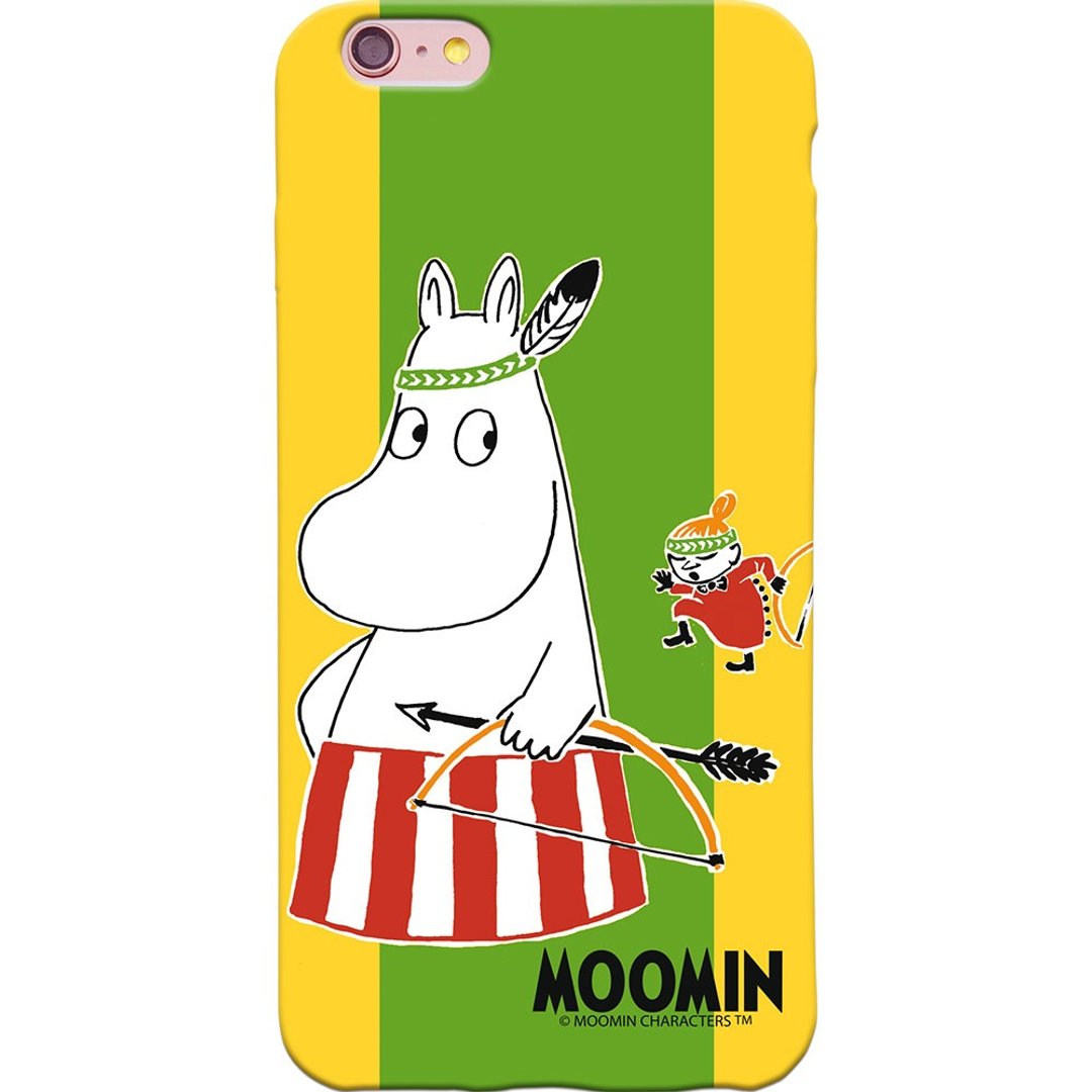 【iPhone系列】Moomin授权-满版硬壳 全面包覆 Moomin射箭 - 手机壳/手机套 - 塑料 绿色