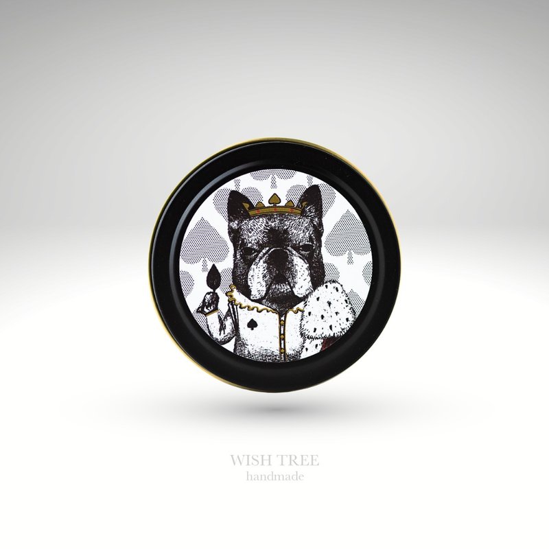 厌世国王旅行香氛蜡烛 - 蜡烛/烛台 - 蜡 黑色