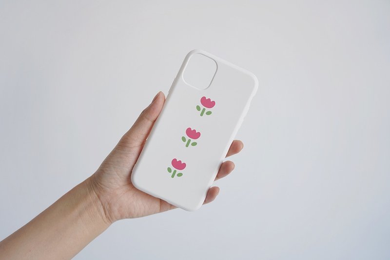 可爱甜美疗愈系小花手机壳 tpu白色手机壳 可来图定制 - 手机壳/手机套 - 塑料 白色