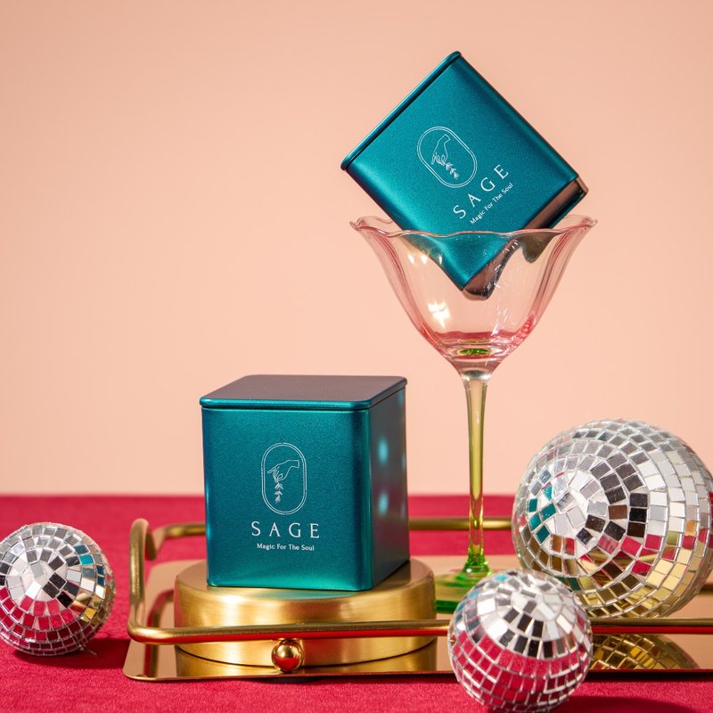 【婚礼回礼 婚礼小礼物】Sage Tea 曲奇/花茶包小方罐 2包装 - 手工饼干 - 其他材质 