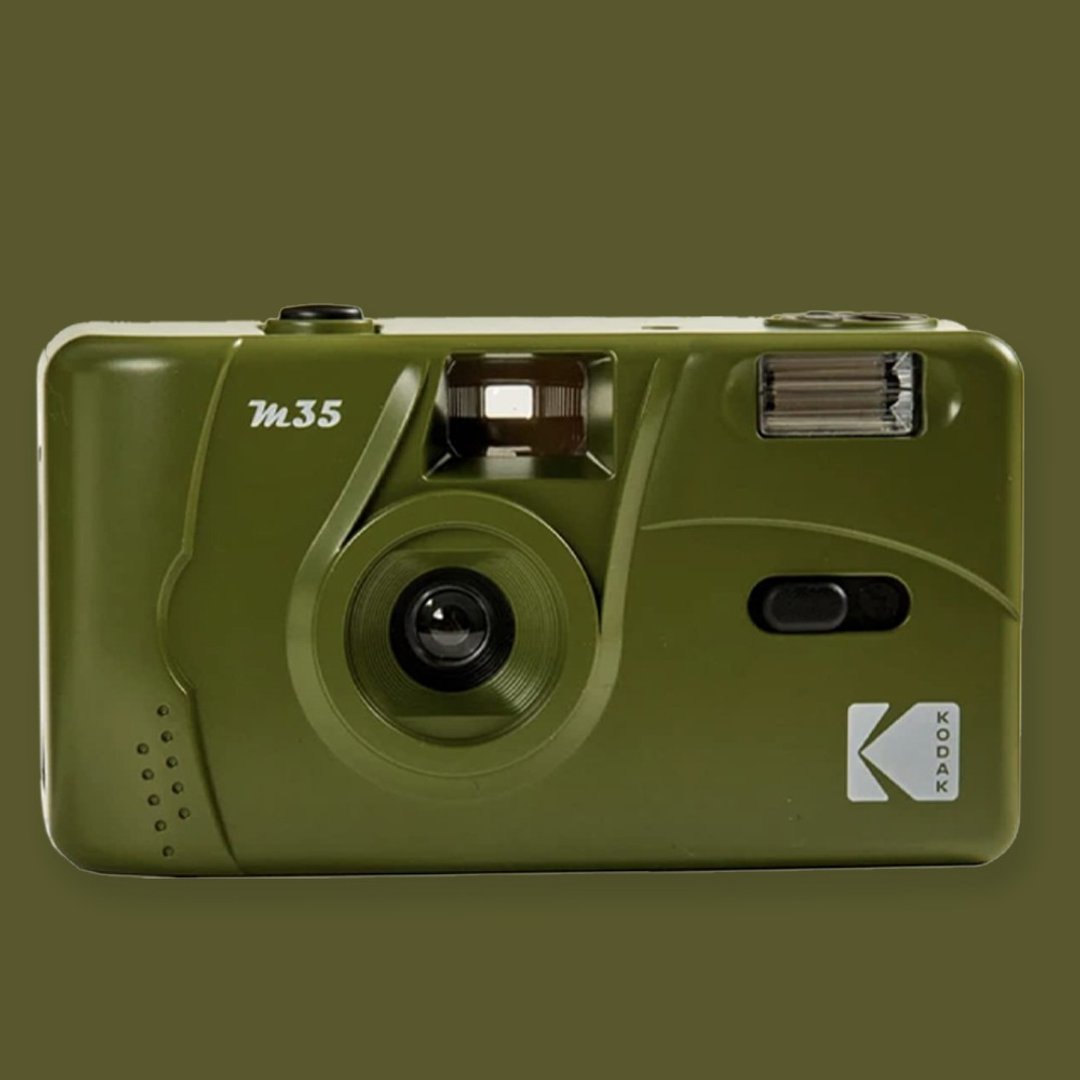 【Kodak 柯达】底片相机 M35 Olive Green 橄榄绿 - 相机 - 塑料 绿色