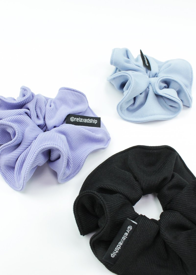 凉爽针织发束 - 蓝色/紫色/黑色 - 发饰 - 聚酯纤维 多色