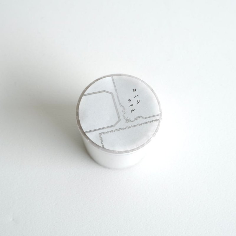 YOHAKU 烫金卷状便利贴 RH-004 手帐素材 手帐 手作 日本文具 - 便条纸/标签贴 - 纸 白色