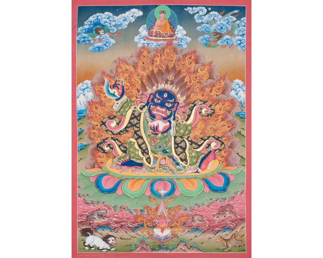 贝纳格詹玛哈卡拉 赋能灵性之旅的唐卡艺术 - 墙贴/壁贴 - 其他材质 多色