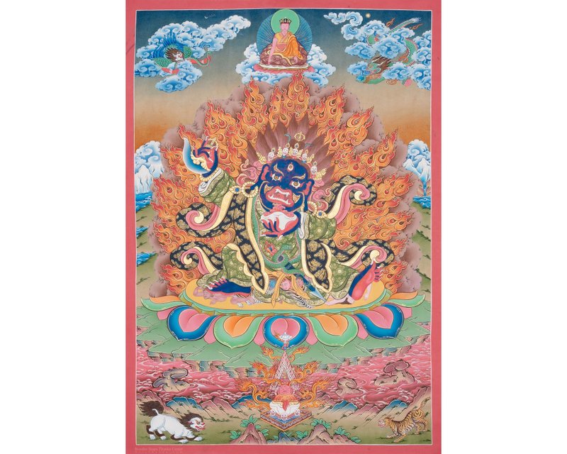 贝纳格詹玛哈卡拉 赋能灵性之旅的唐卡艺术 - 墙贴/壁贴 - 其他材质 多色