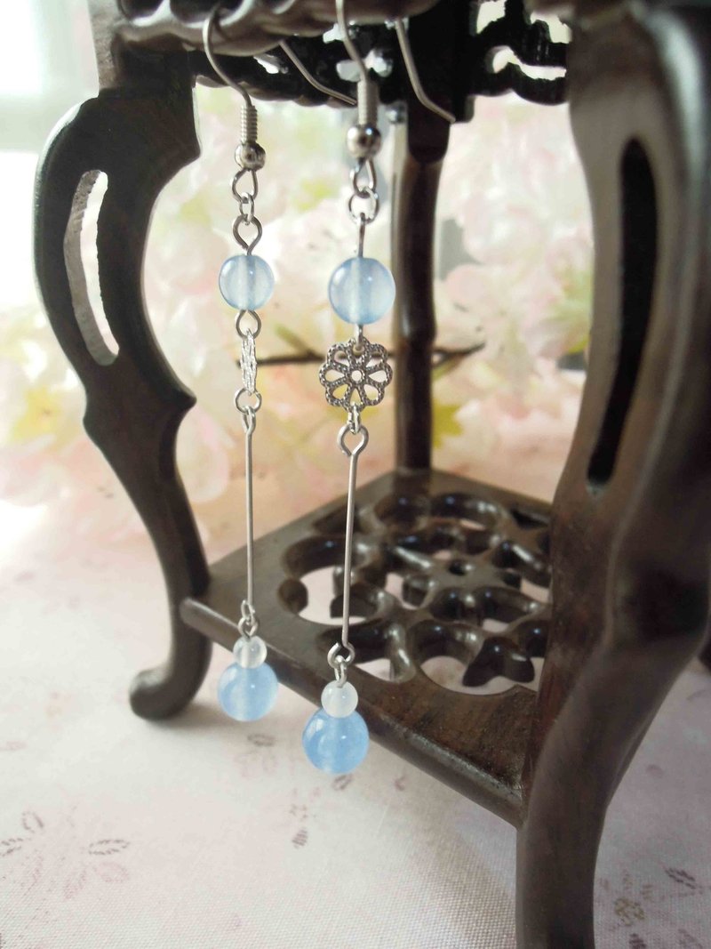 拢云阁－夏音泠泠配套耳环 - 耳环/耳夹 - 其他金属 