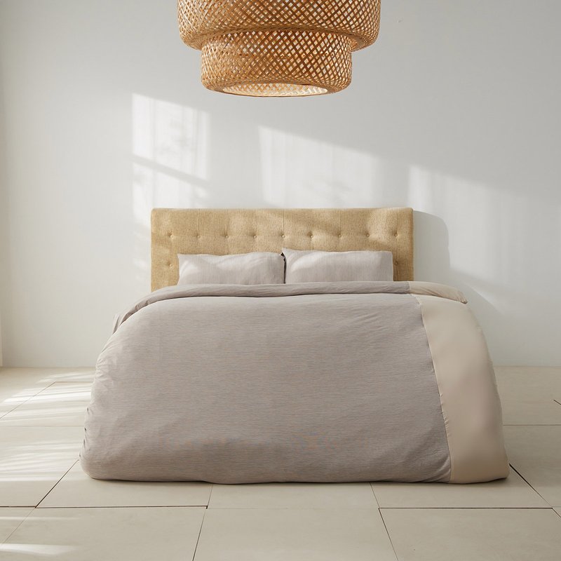 REBOOT瞬眠-寝具组-矿石灰条纹 - 寝具 - 聚酯纤维 灰色