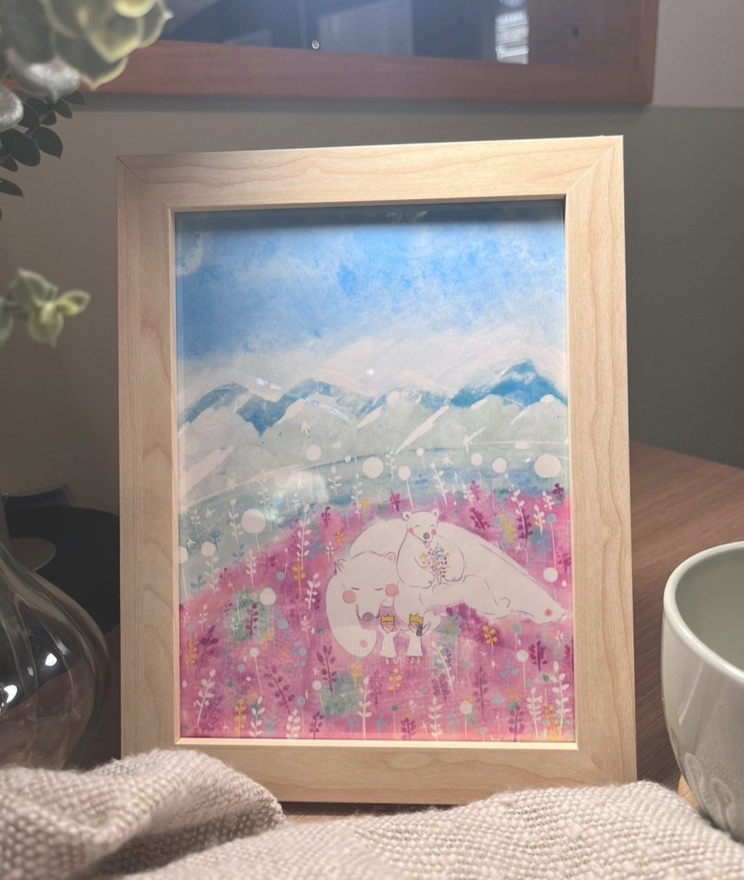 装饰挂画含框 - 【Beautiful Gifts】 - 画框/相框 - 木头 黄色