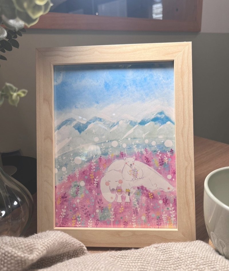 装饰挂画含框 - 【Beautiful Gifts】 - 画框/相框 - 木头 黄色