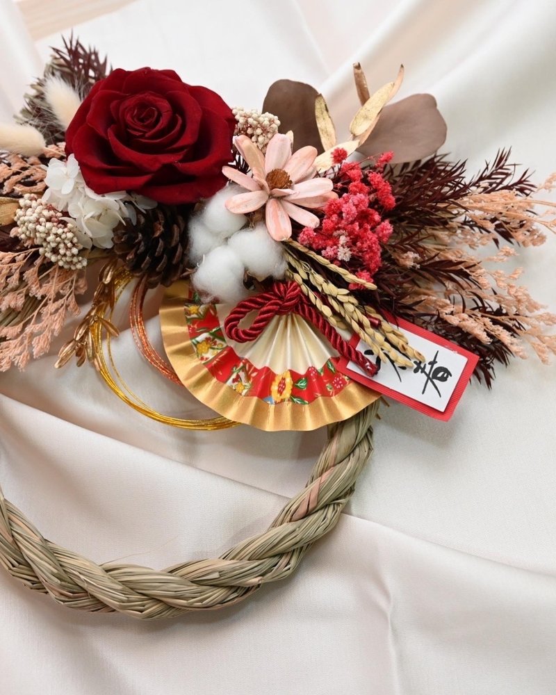 永生花日式注连绳 - 干燥花/捧花 - 植物．花 多色