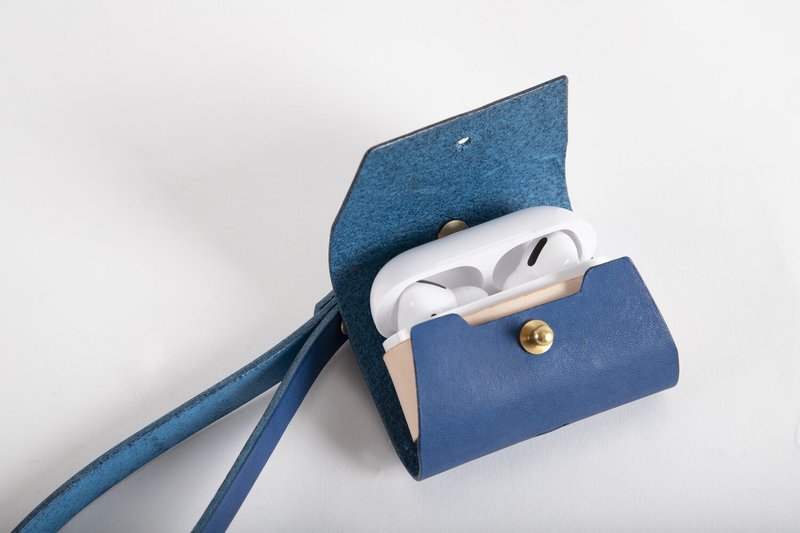 手作课程 Air Pods PRO耳机套|皮套|皮革|真皮|撞色|礼物 - 皮件 - 真皮 
