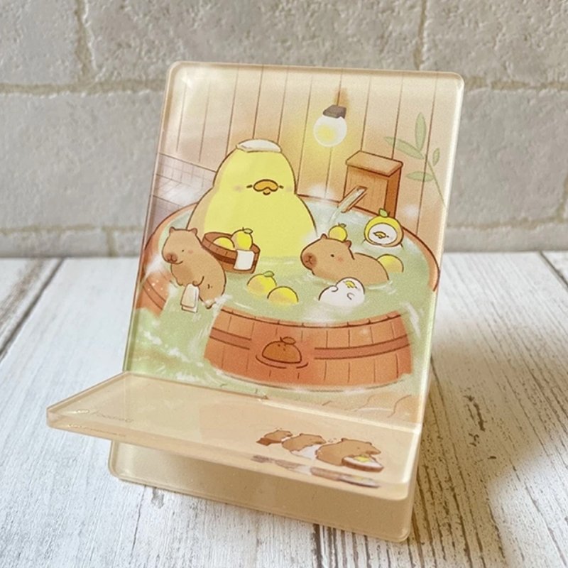 吃货鸡仔压克力手机架 - 手机座/防尘塞 - 压克力 