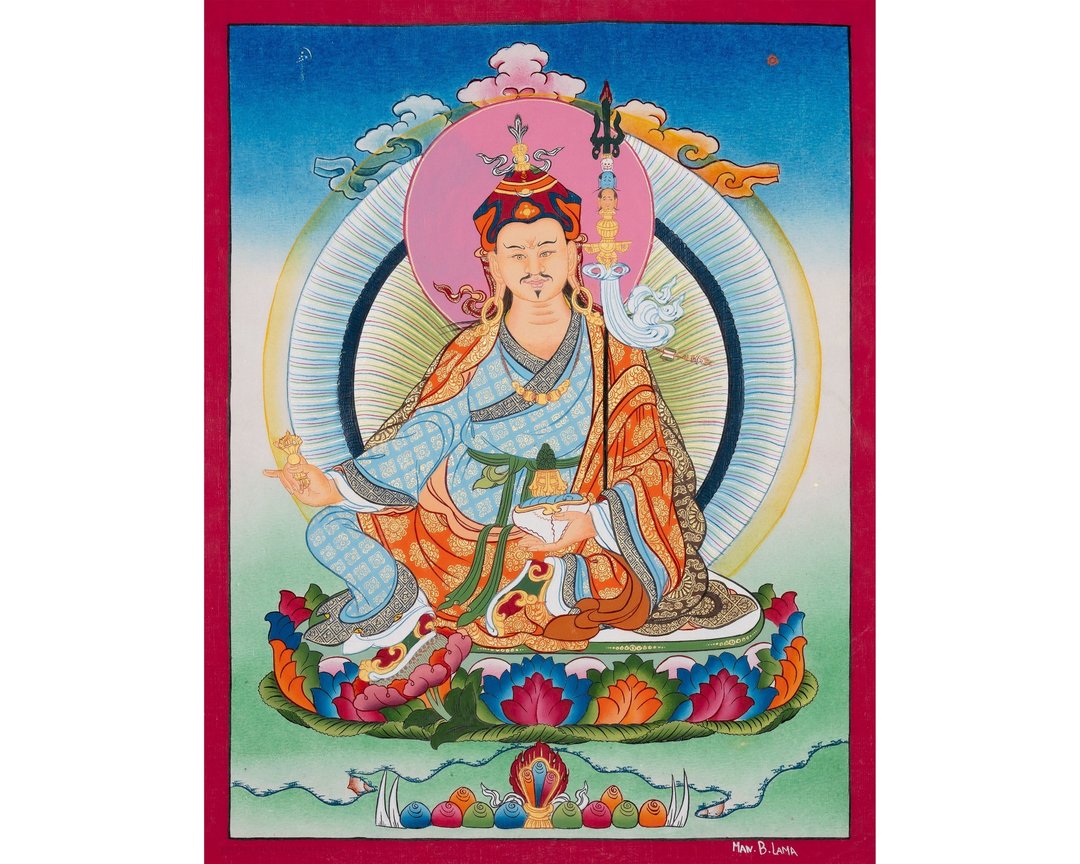 唐卡珍贵上师莲花生大士护法 - 墙贴/壁贴 - 其他材质 多色