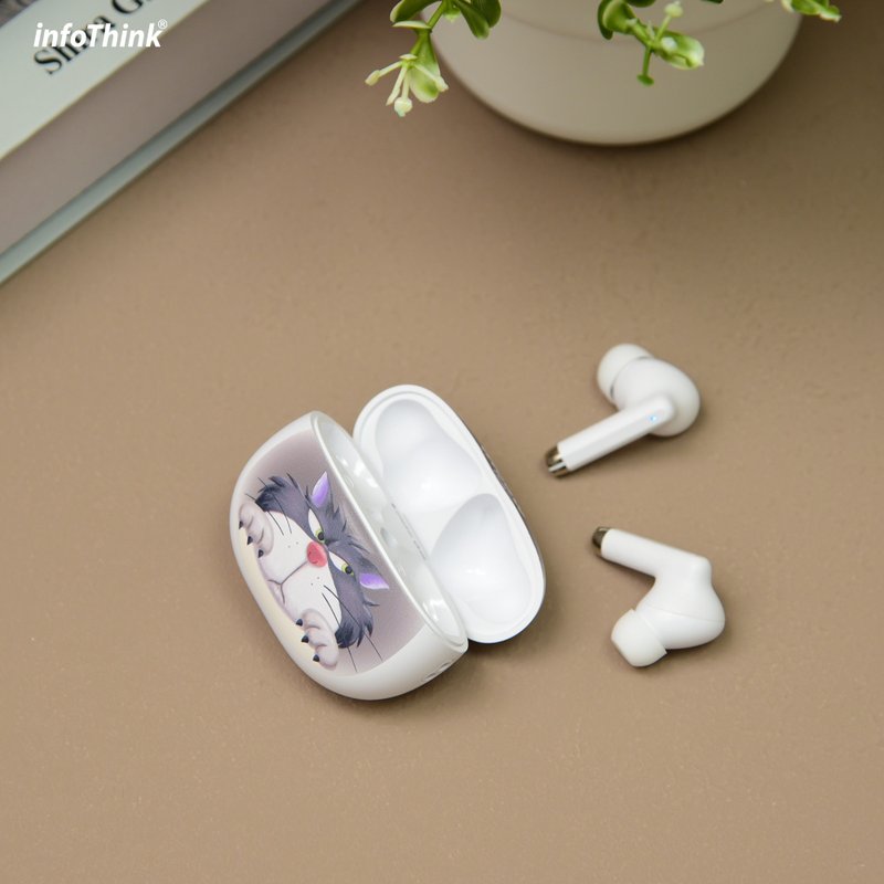 【猫奴必备】鲁斯佛系列真无线蓝牙耳机 - 耳机 - 其他材质 紫色