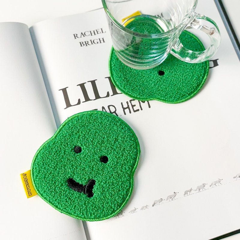 JOGUMAN 毛绒杯垫(脸型BRACHIO款) - 杯垫 - 聚酯纤维 