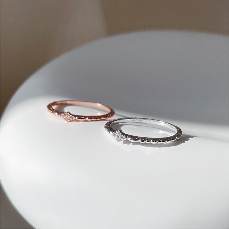 优雅气质【 窗外暮景 】s925纯银 戒指  || 独家开版 - 戒指 - 纯银 