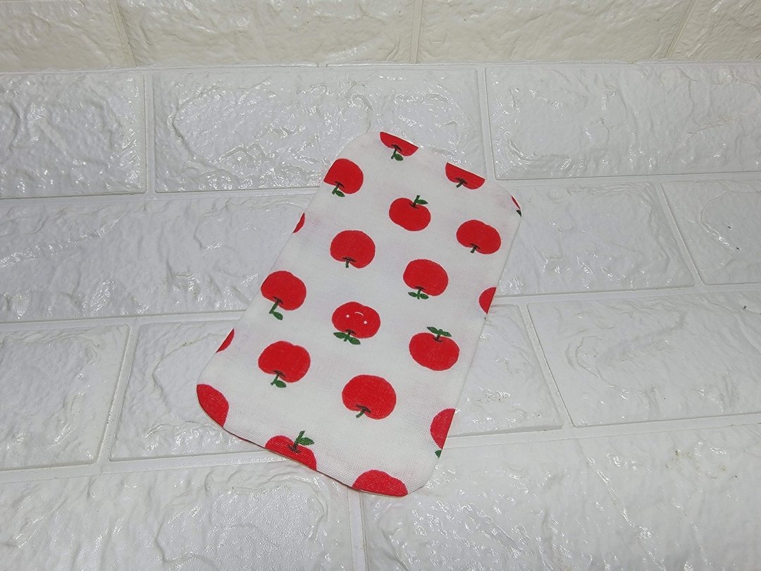 微笑苹果二重纱    三层口水巾/手帕巾 - 围嘴/口水巾 - 棉 