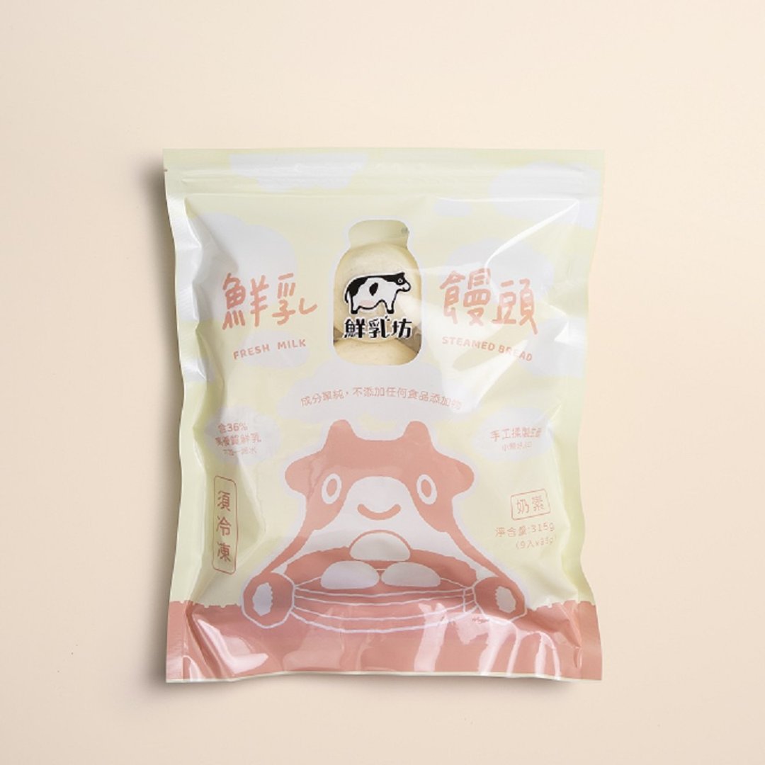 鲜乳坊鲜乳馒头2包入 - 面包/吐司 - 其他材质 白色