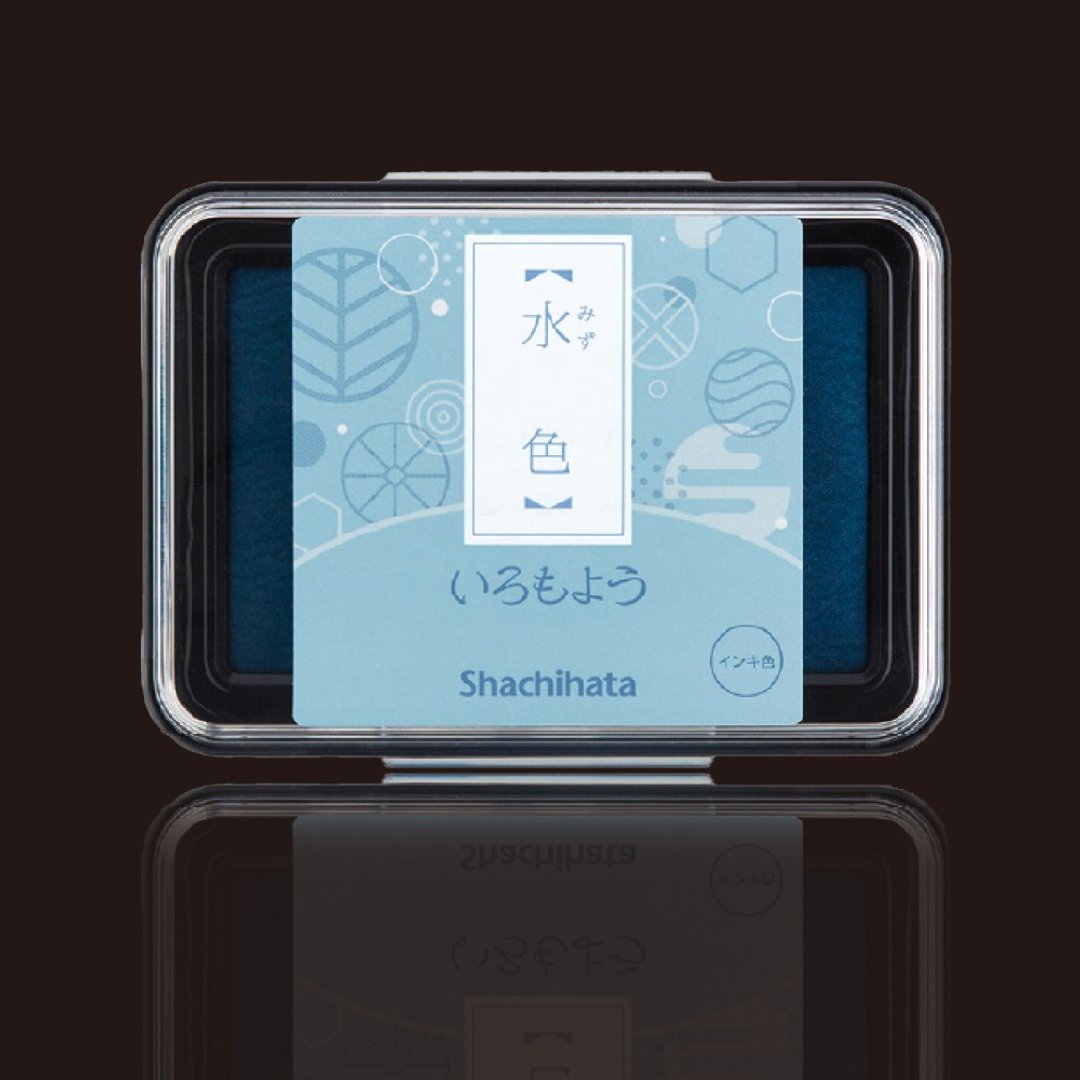 日本SHACHIHATA 浮世绘 冷色系印台(水色) - 印章/印台 - 其他材质 