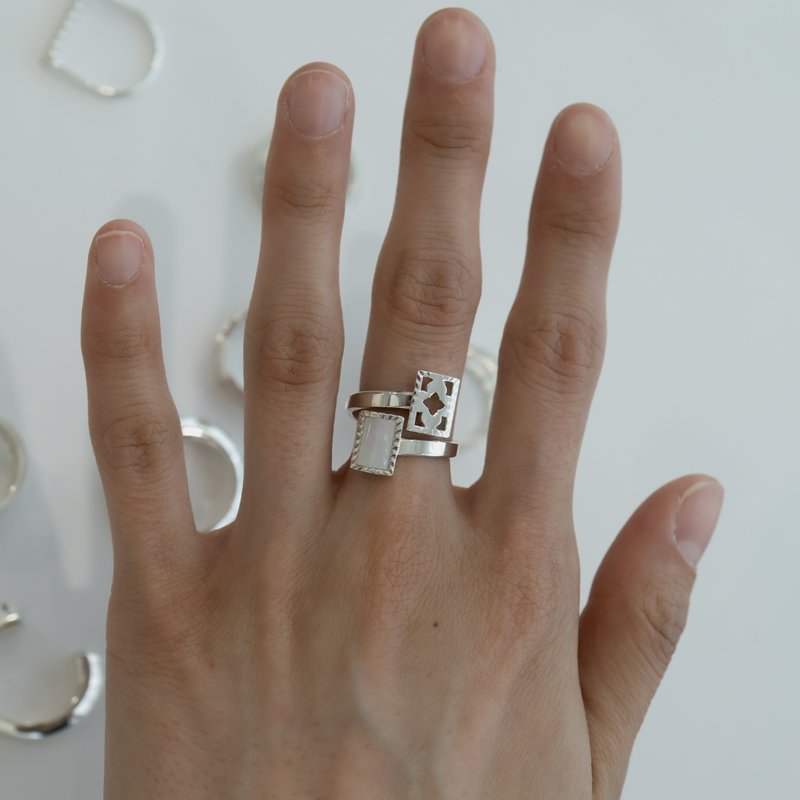 戒指 - 戒指 - 纯银 