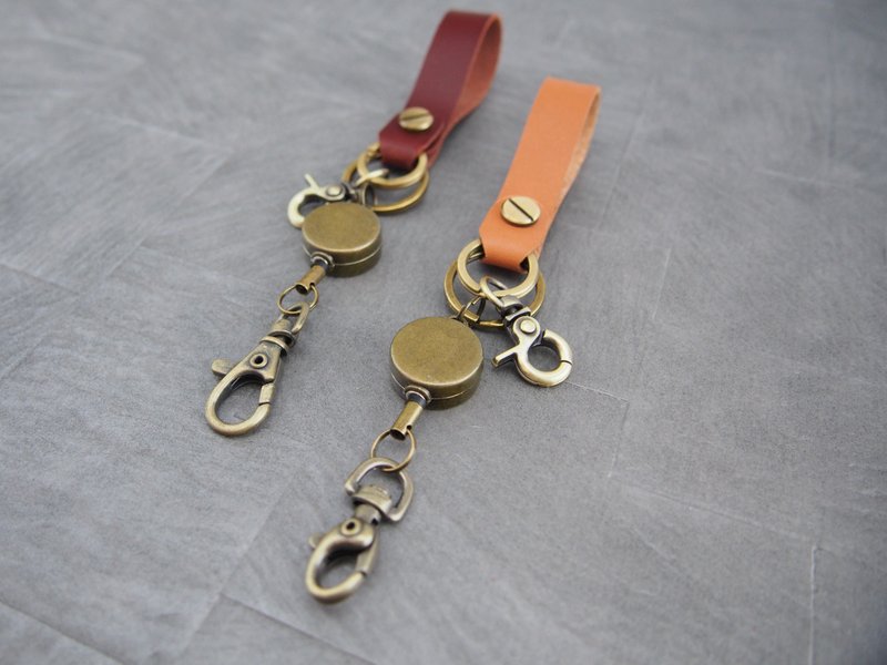 伸缩挂绳/包挂式/皮革/定制 - 挂绳/吊绳 - 真皮 