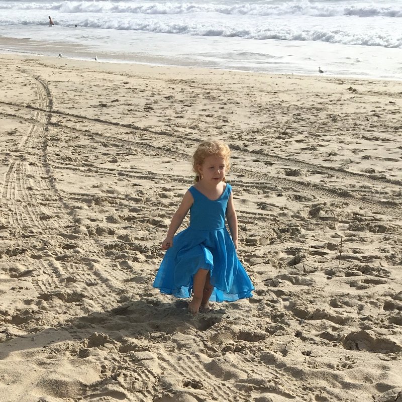 Girls Mod Muse Summer Beach Dress in Aqua 0 - 5 Years - 童装礼服/连衣裙 - 其他材质 蓝色