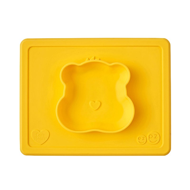 美国EZPZ Care Bears联名餐碗- 贪玩熊 硅胶安全无毒餐具 - 其他 - 硅胶 黄色