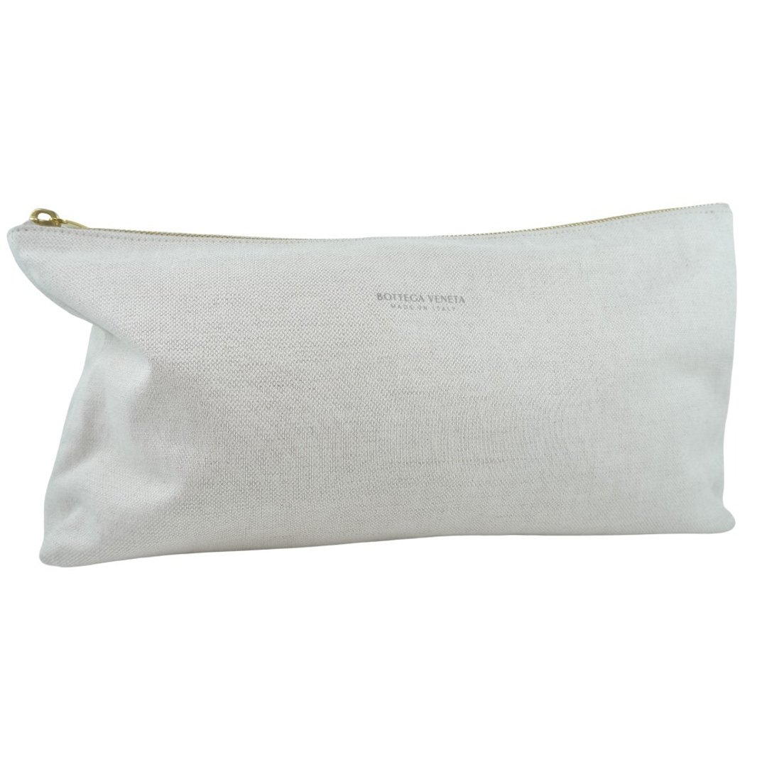 【日本直送】【BOTTEGAVENETA】Bottega Veneta 帆布米色男女皆宜包中包小包【二手】A级 - 化妆包/杂物包 - 棉 咖啡色