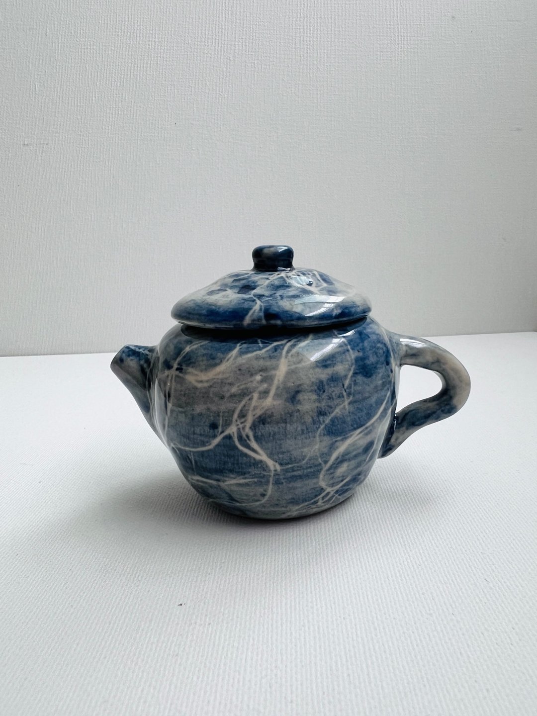 紊丝  青花小壶  容量 65  ml - 茶具/茶杯 - 陶 