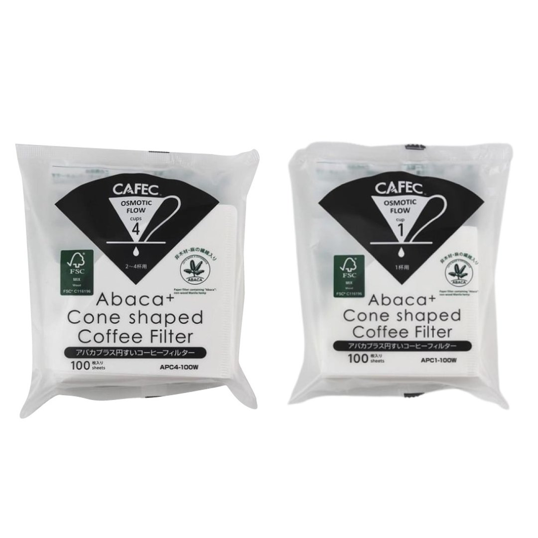 日本CAFEC 麻纤维酸素漂白滤纸(新) 40张-共两款 - 咖啡壶/周边 - 纸 
